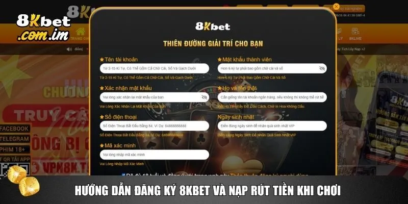 Trang chủ 46 8kbet thiết kế quy trình đăng ký – nạp – rút đơn giản